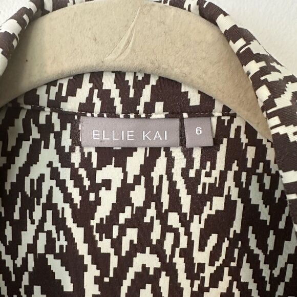 Ellie Kai Printed Shift Dress 6 - Picture 8 of 8